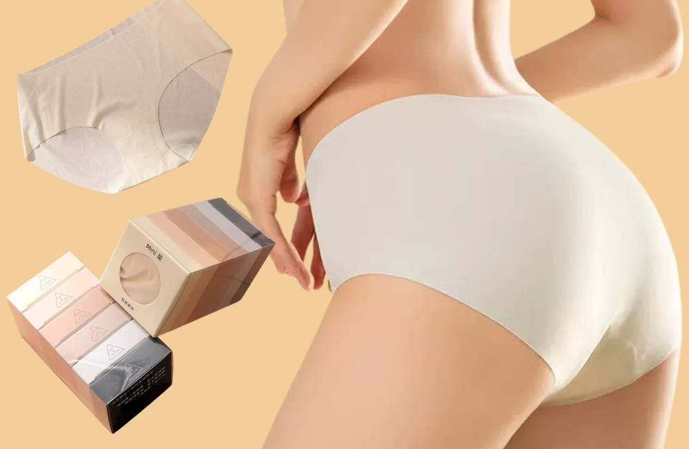 Quần lót nữ siêu mỏng khi mặc trên cơ thể, thể hiện tính năng ôm sát và sự thoải mái tuyệt đối.
