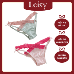 Quần lót nữ ren nơ  Leisy kiểu pháp cạp thấp ren bướm sexy - LSN03386